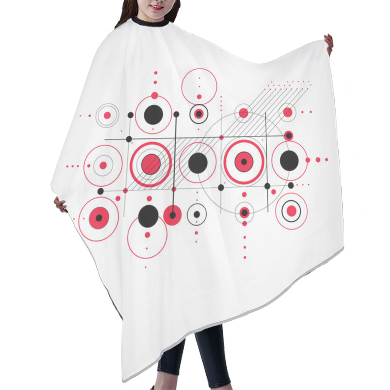 Personality  Bauhaus Retro Style Hair Cutting Cape