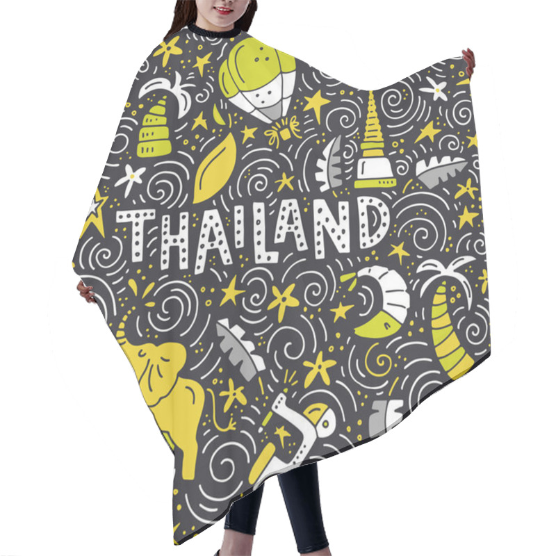 Personality  Thailand Square Concept Hair Cutting Cape