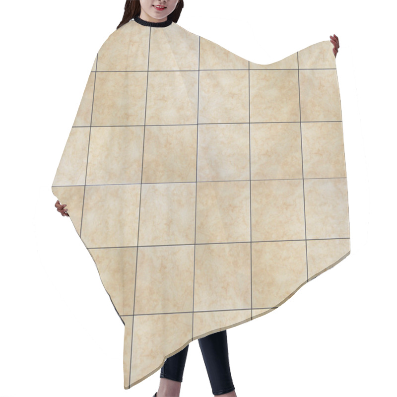 Personality  Ceramic Tile Hair Cutting Cape