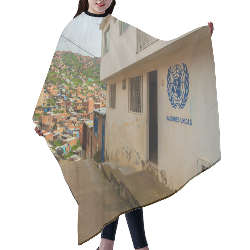 Personality  A UN Office Located In A Slum South Of Bogota Hair Cutting Cape