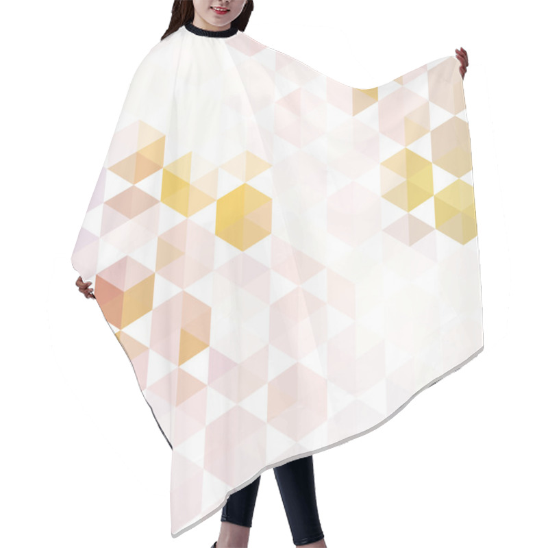 Personality  Retro Pattern Of Geometric Hexagon Shapes Hair Cutting Cape