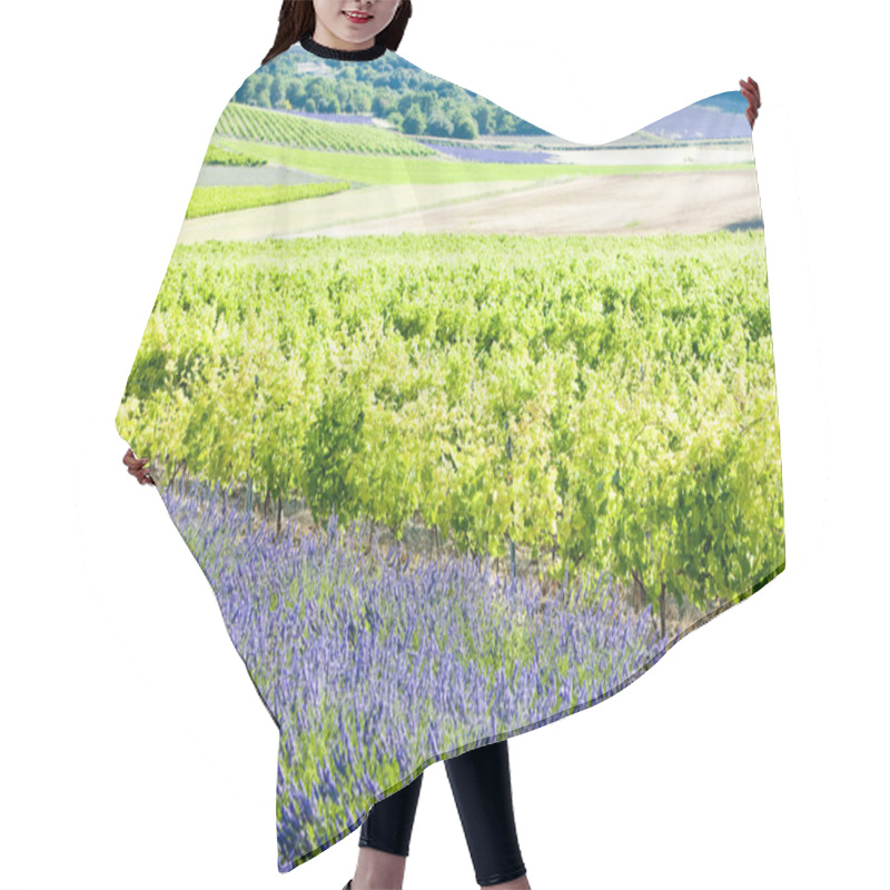 Personality  Lavender Field Hair Cutting Cape