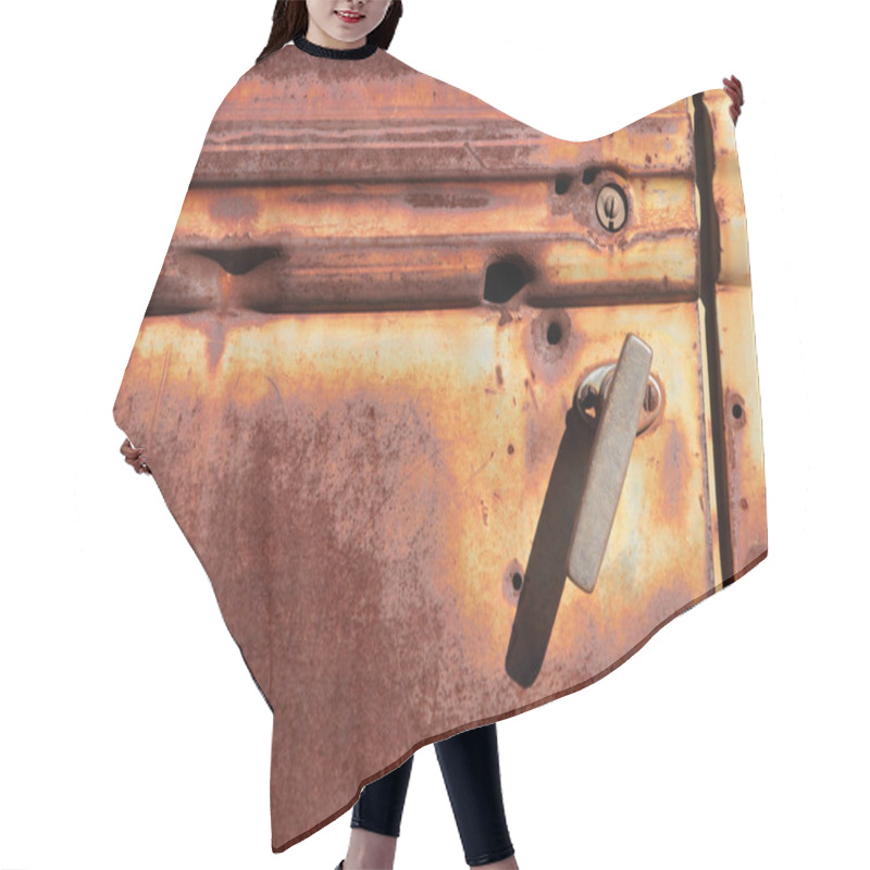 Personality  Rusty Door Hair Cutting Cape