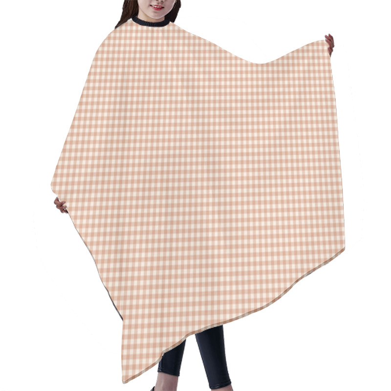 Personality  Vector Background Mimicking The Cellular Surface Of Kitchen Towels. Hair Cutting Cape