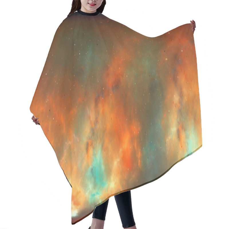 Personality  Nebula 360 Degrees VR Panorama Hair Cutting Cape