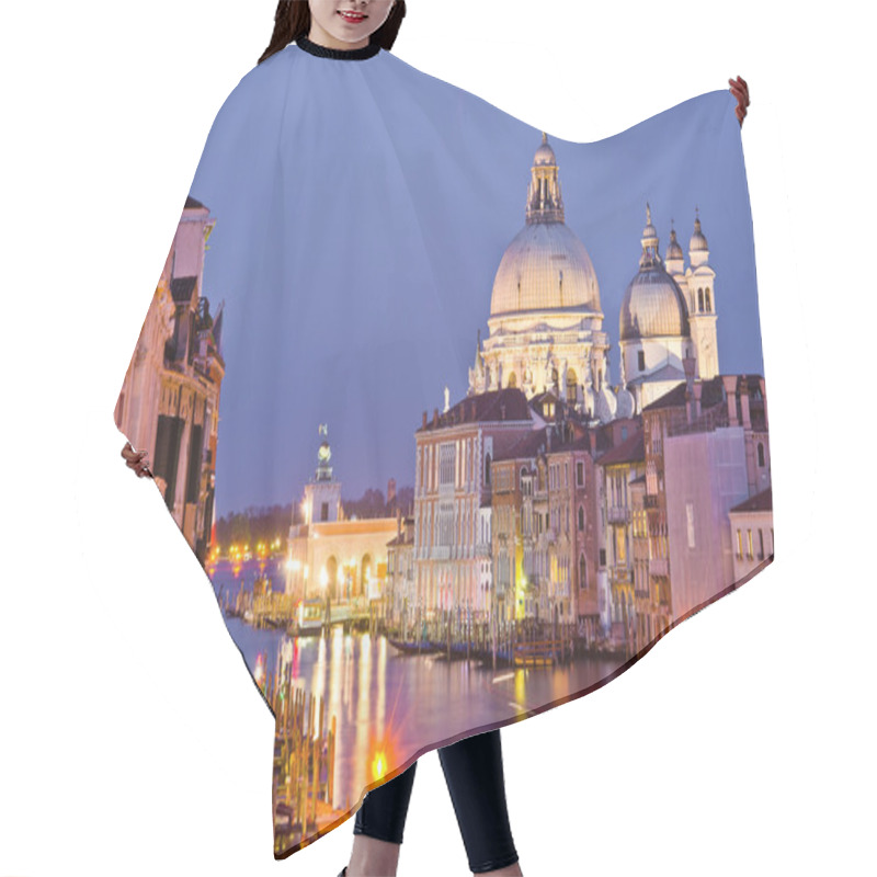 Personality  Grand Canal And Basilica Santa Maria Della Salute, Venice Hair Cutting Cape