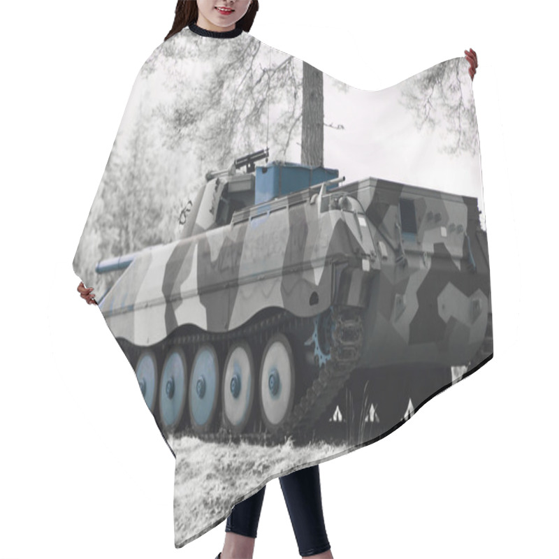 Personality  Tank Destroyer IKV 91 hair cutting cape