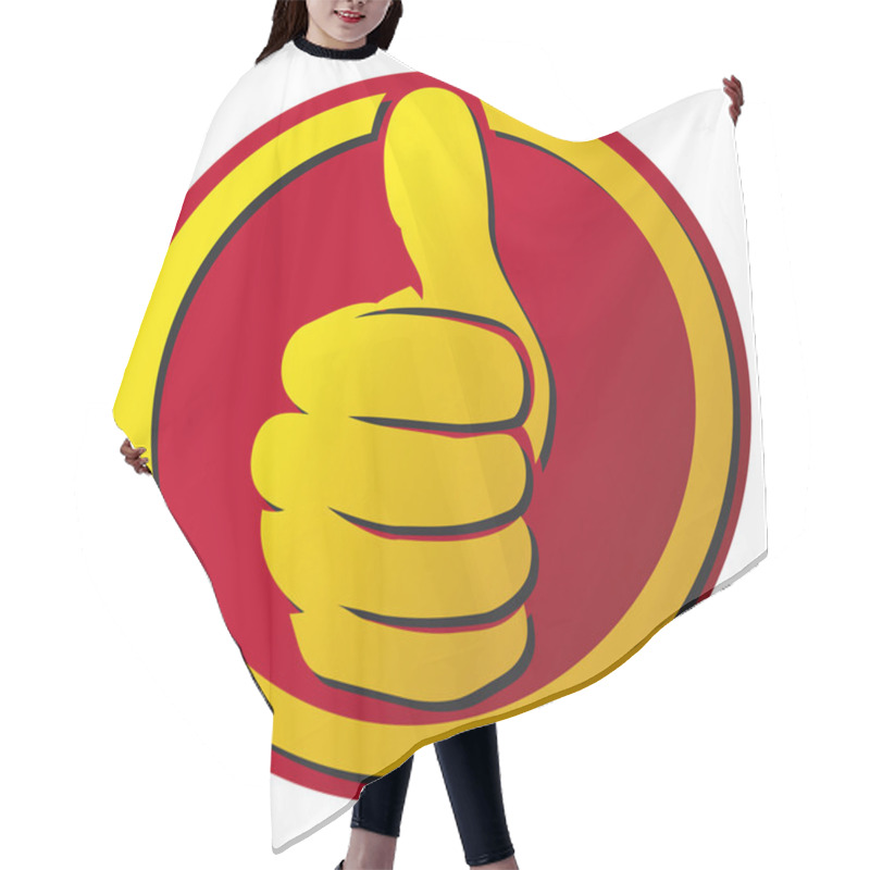 Personality  Thumbs Up Hair Cutting Cape