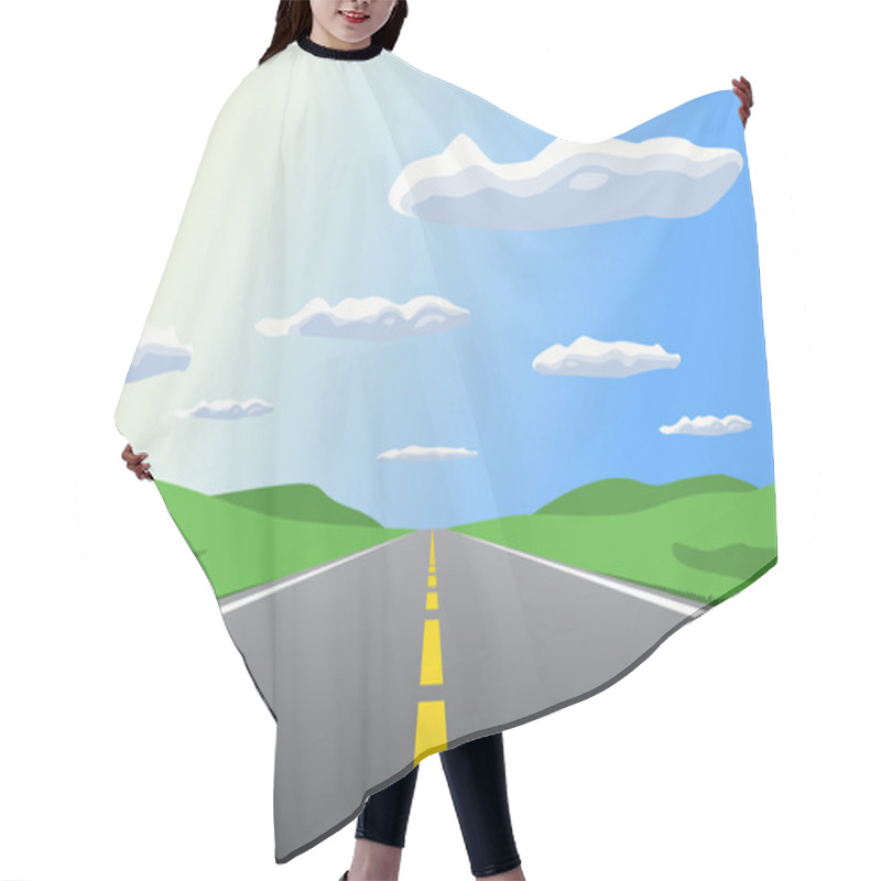 Personality  Highway Hair Cutting Cape