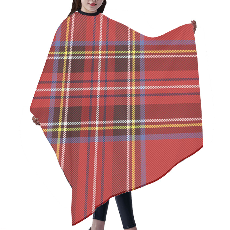 Personality  Tartan Pattern. Scottish Cage Background Hair Cutting Cape