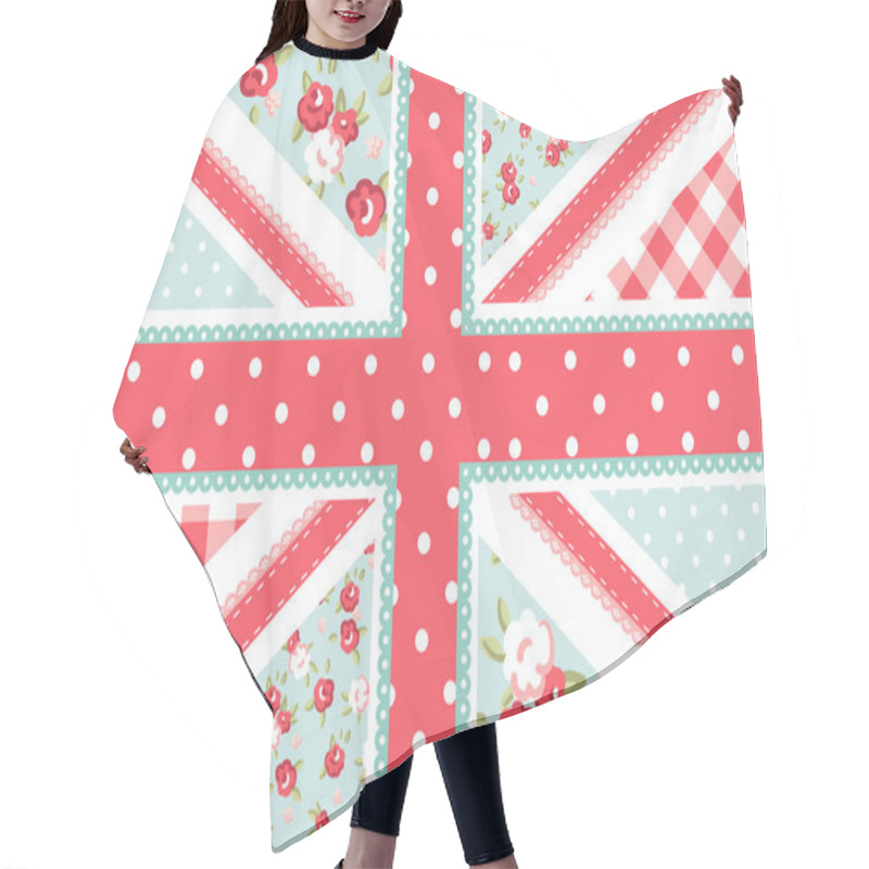 Personality  British Flag Hair Cutting Cape