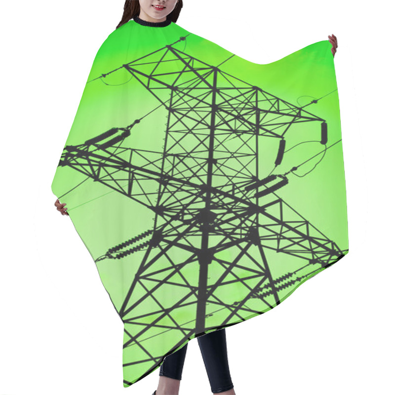 Personality  Green Energy Is Clean Environment Hair Cutting Cape