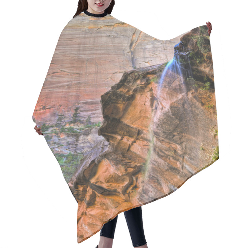 Personality  Weeping Rock In Zion Canyon Hair Cutting Cape