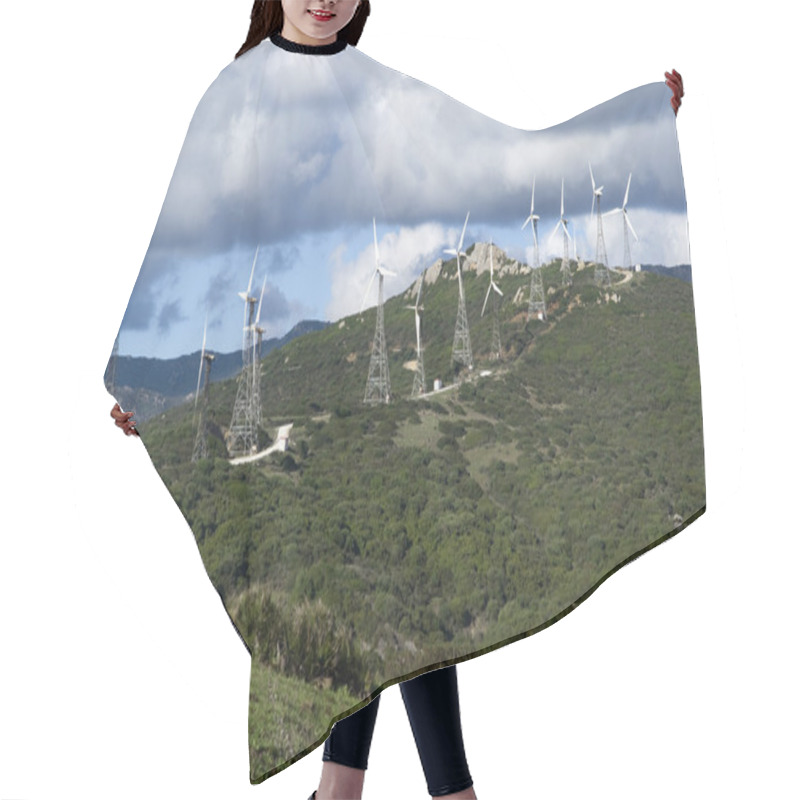 Personality  Wind Farm Hair Cutting Cape