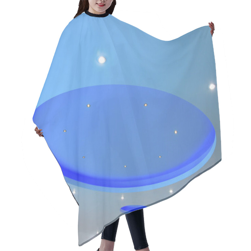 Personality  Blue Ceiling Hair Cutting Cape