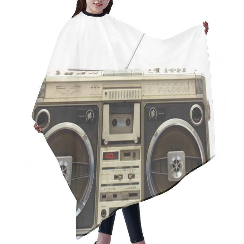 Personality  Old Tape-recorder Hair Cutting Cape