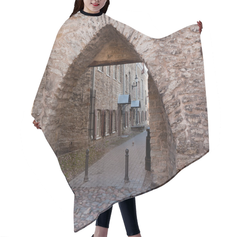 Personality  Arch In Castle Walls Of Tallinn Hair Cutting Cape