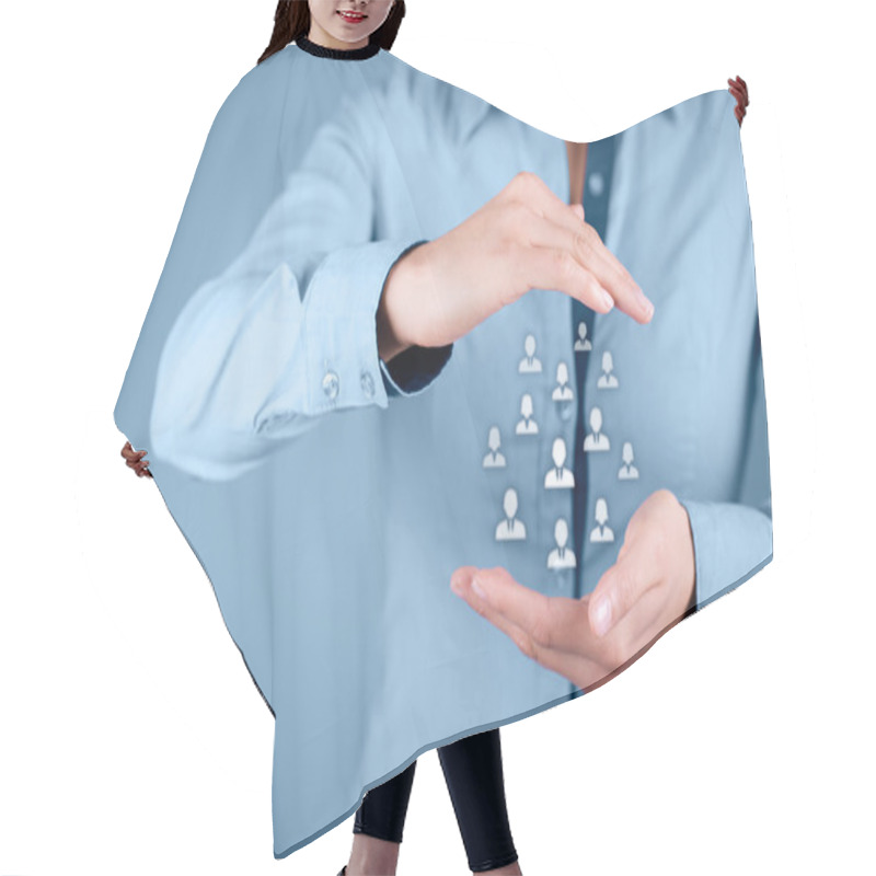 Personality  Human Resources And Customer Care Hair Cutting Cape