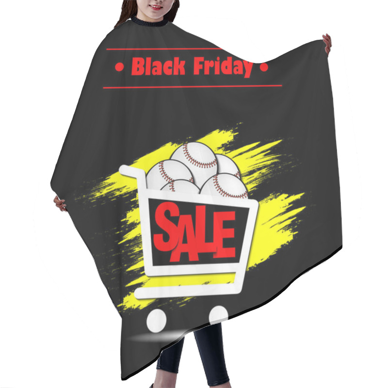 Personality  Black Friday Sale Baseball Hair Cutting Cape