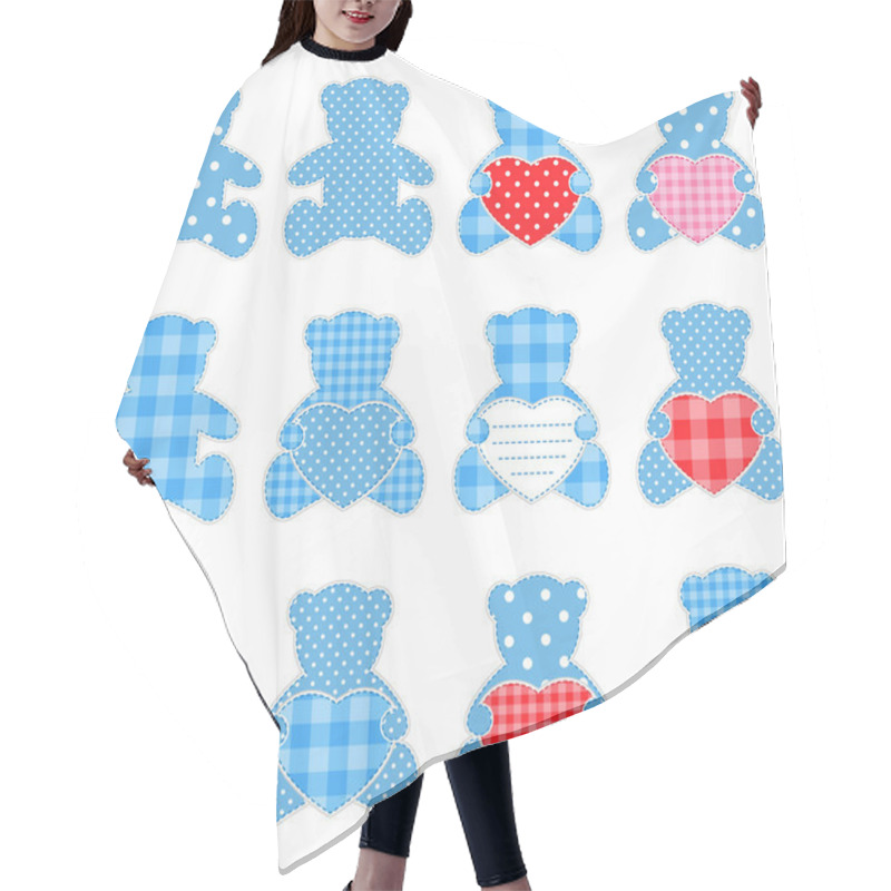 Personality  Twelve Blue Bears Hair Cutting Cape