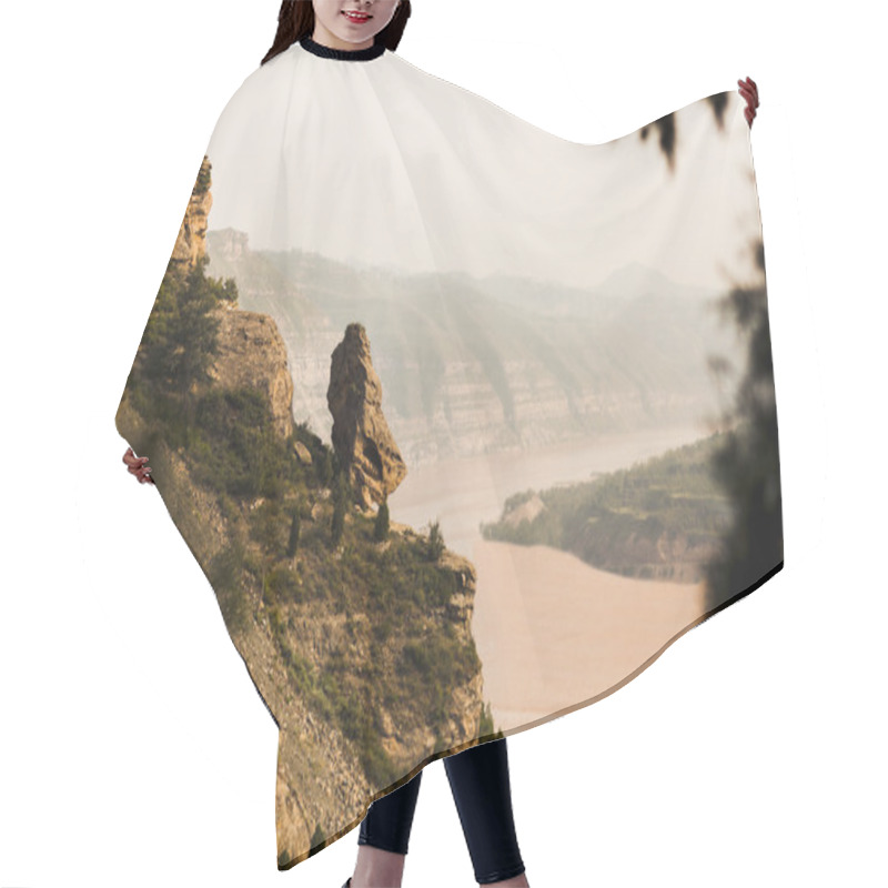 Personality  Reforested Areas In The Mountains Hair Cutting Cape