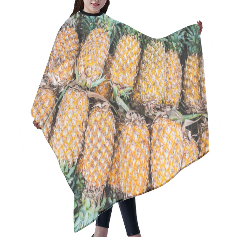 Personality  Pineapples Background,  Tropical Fruit  Hair Cutting Cape