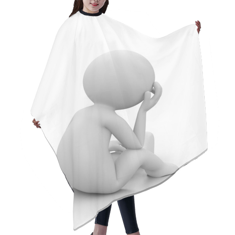 Personality  Depressed Hair Cutting Cape