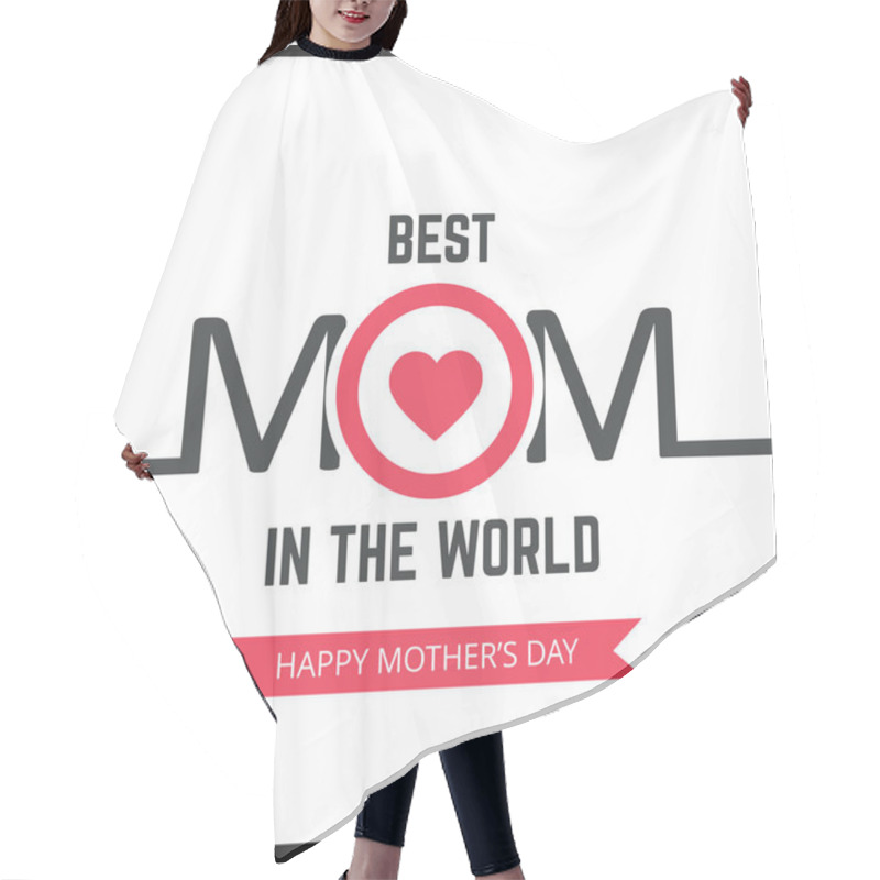 Personality  Mothers Day Postcard  Hair Cutting Cape