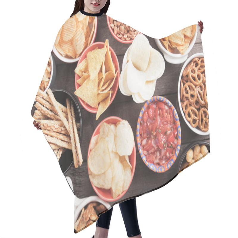 Personality  Salty Snacks Hair Cutting Cape