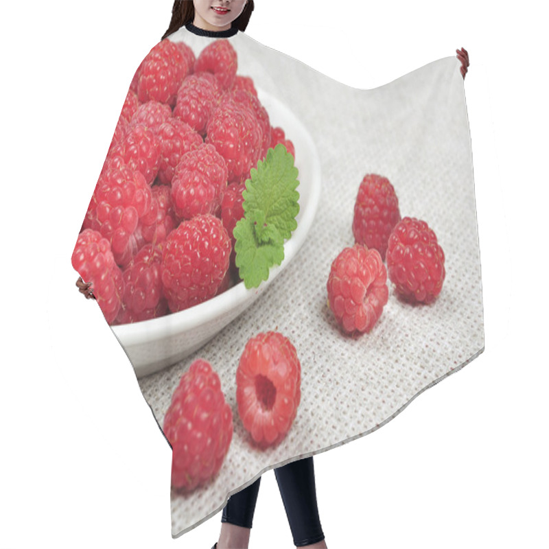 Personality  Beautiful Ripe Raspberries Hair Cutting Cape