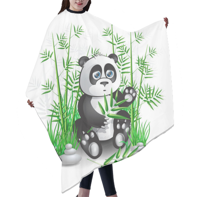 Personality  Panda Bamboo Hair Cutting Cape