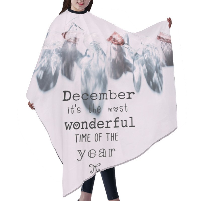 Personality  Christmas Greeting Card Hair Cutting Cape