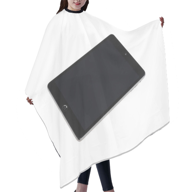 Personality  Digital Tablet With Blank Screen Hair Cutting Cape