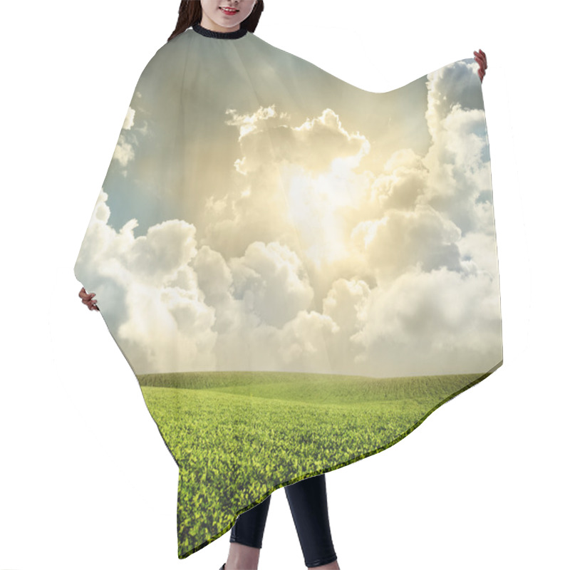 Personality  Landscape Hair Cutting Cape