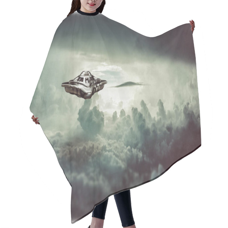 Personality  Unidentified Flying Object Hair Cutting Cape