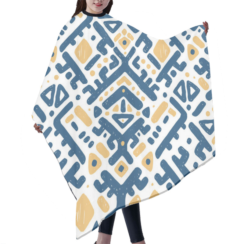 Personality  Ikat Ornament. Tribal Pattern Hair Cutting Cape