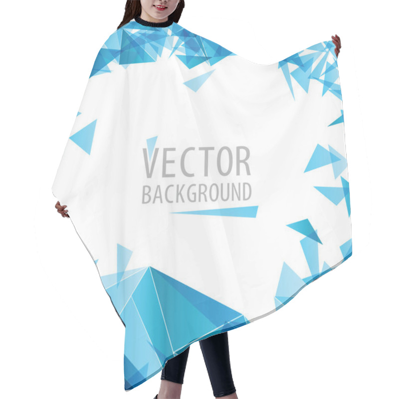 Personality  Blue Vector Background Hair Cutting Cape