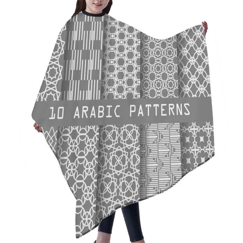 Personality  Arabic Texture Patterns Hair Cutting Cape