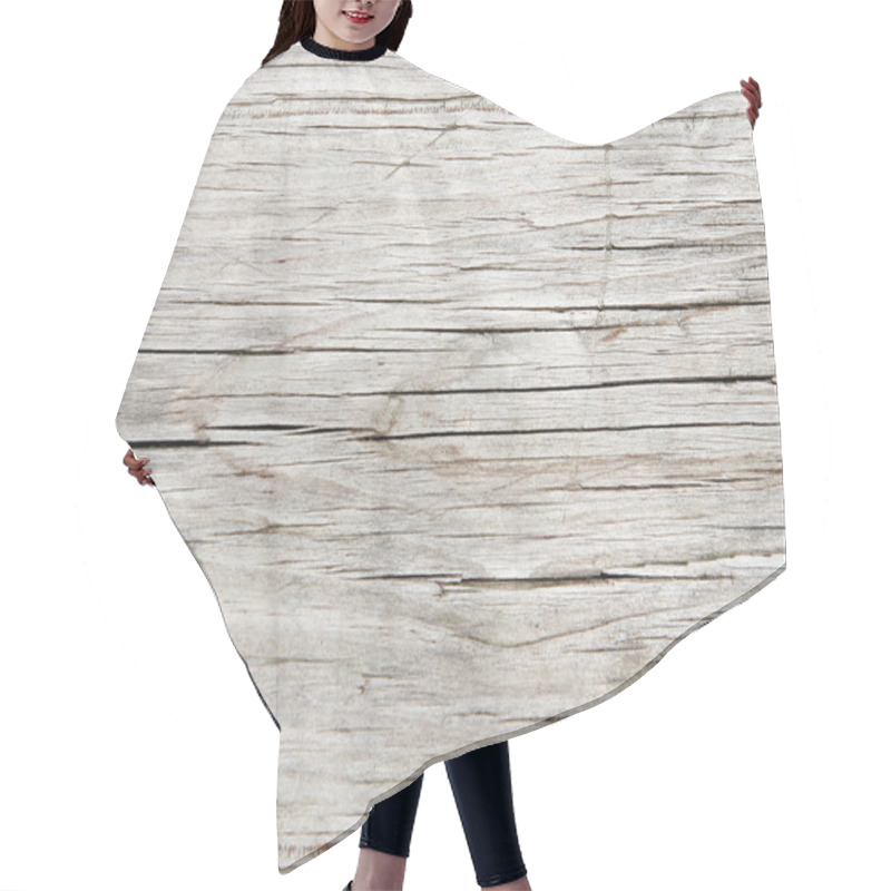 Personality  Faded Old Redwood Plank Hair Cutting Cape