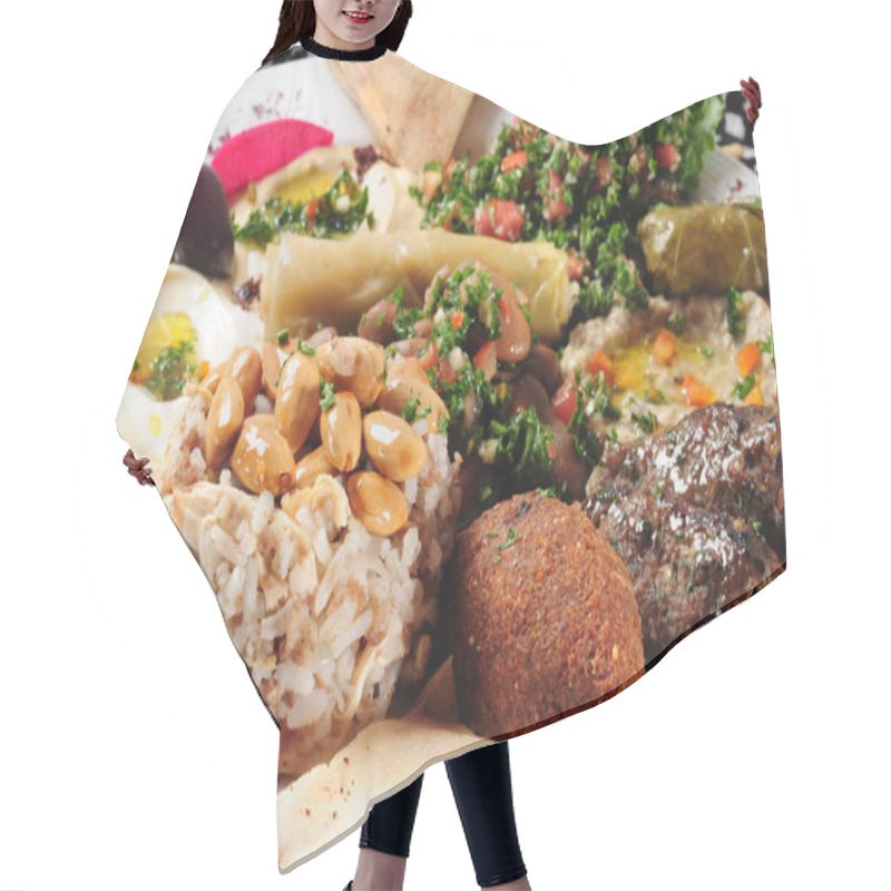 Personality  Middle Eastern Cuisine. Hair Cutting Cape