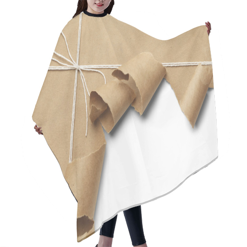 Personality  Torn Package Hair Cutting Cape