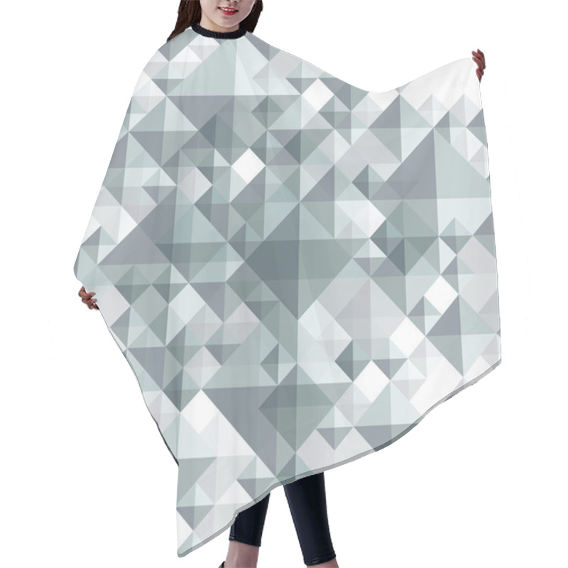 Personality  Geometric 3d Seamless Background. Hair Cutting Cape