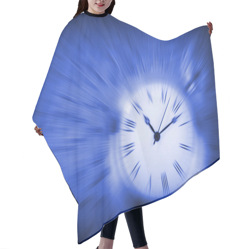 Personality  Clock Hair Cutting Cape