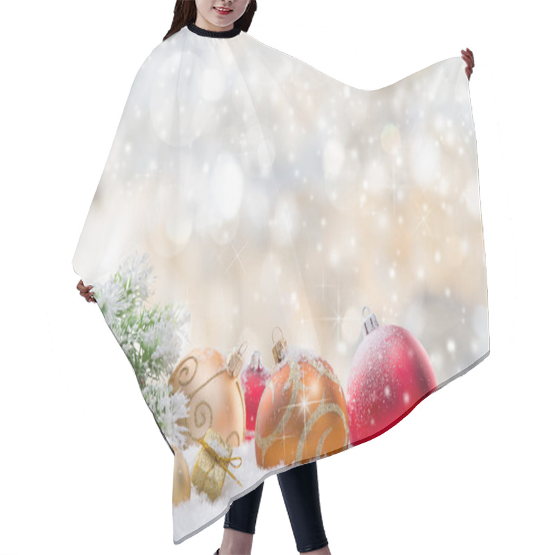 Personality  Abstract Christmas Background Hair Cutting Cape