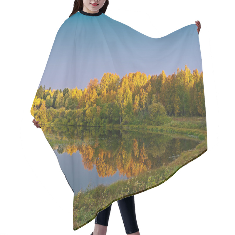 Personality  Sunrise Over The Lake Hair Cutting Cape