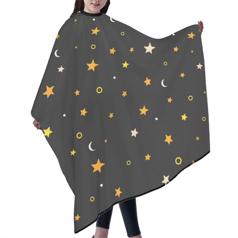 Personality  Cute Cartoon Stars Background Hair Cutting Cape