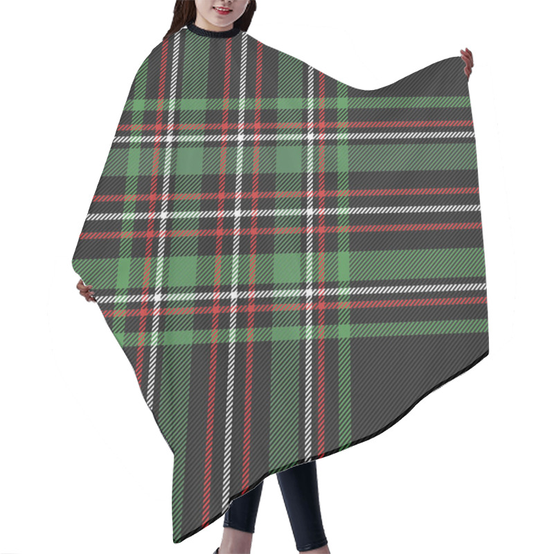 Personality  Tartan Plaid. Scottish Checkered Background Hair Cutting Cape