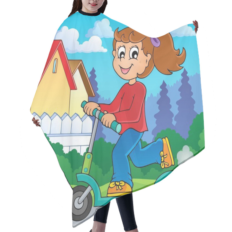 Personality  Kids Play Theme Image 5 Hair Cutting Cape