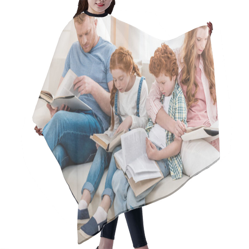 Personality  Family Reading Books  Hair Cutting Cape