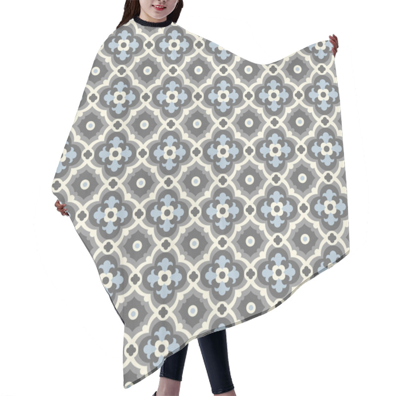 Personality  Retro Floor Tiles Patern Hair Cutting Cape